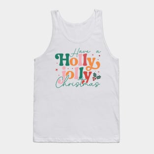 Holly Jolly christmas Tank Top